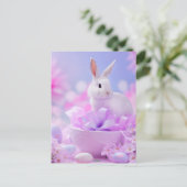 ウサギポートレート112 ポストカード (スタンド正面)