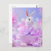 ウサギポートレート112 ポストカード (正面/裏面)