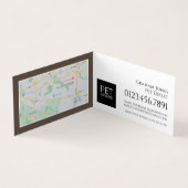 ウサギポートレート,ペットボーディング詳細 名刺 (内部)