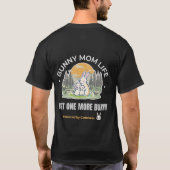 ウサギママライフTシャツ うさぎ好きな人へ Tシャツ (裏面)