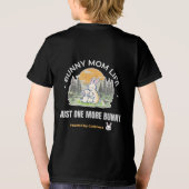 ウサギママ ライフ Tシャツ, ただひとつだけ ウサギシャツ,, トライブレンドＴシャツ (裏面)