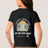 ウサギママ ライフ Tシャツ, ただひとつだけ ウサギシャツ,, トライブレンドＴシャツ (裏面)