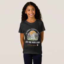 ウサギママ ライフ Tシャツ, ただひとつだけ ウサギシャツ,,