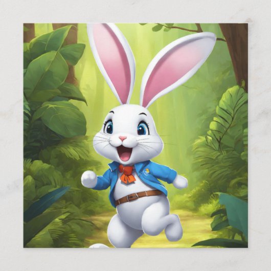 ウサギロゴ ブラック ゲストブック メニュー (正面)