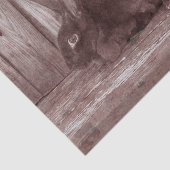 ウサギヴィンテージブラウンイースター 薄葉紙 (詳細)