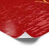 ウサギ中国の〔占星術の〕十二宮図占星術星座サイン ポスター (コーナー)