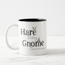 ウサギ今日、ノーム明日 コーヒーマグ