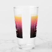 ウサギ兔赤金ゴールド中国の〔占星術の〕十二宮図月記号 タンブラーグラス (左)