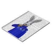 ウサギ入りセーター2 ノートブック (左側)