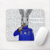 ウサギ入りセーター2 マウスパッド (マウス)