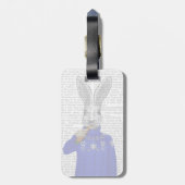 ウサギ入りセーター2 ラゲッジタグ (裏面縦)
