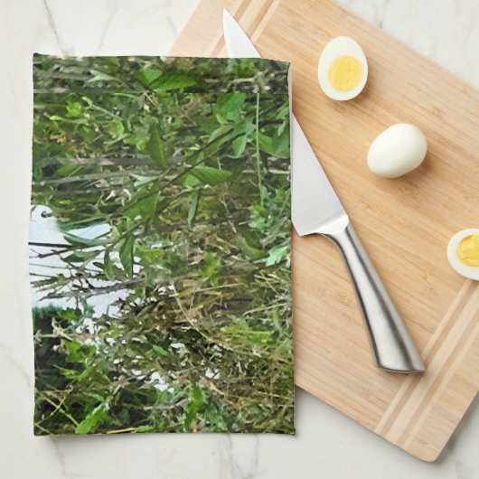 ウサギ動物 キッチンタオル (四つ折り)