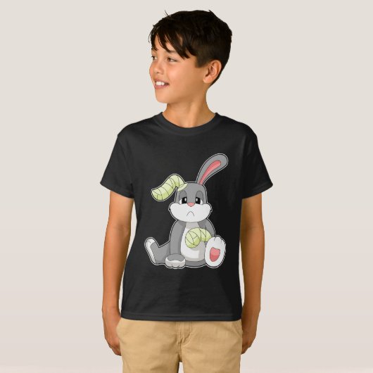 ウサギ包帯 Tシャツ (正面フル)