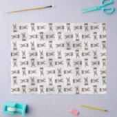 ウサギ吹のピンクバブルガム 薄葉紙 (クラフト)