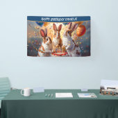 ウサギ夕べ誕生会 横断幕 (トレードショー)