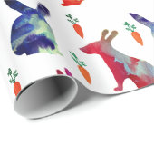 ウサギ天国、イースター ラッピングペーパー (ロールコーナー)