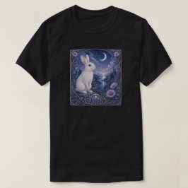 ウサギ好きと読書家へのギフト Tシャツ