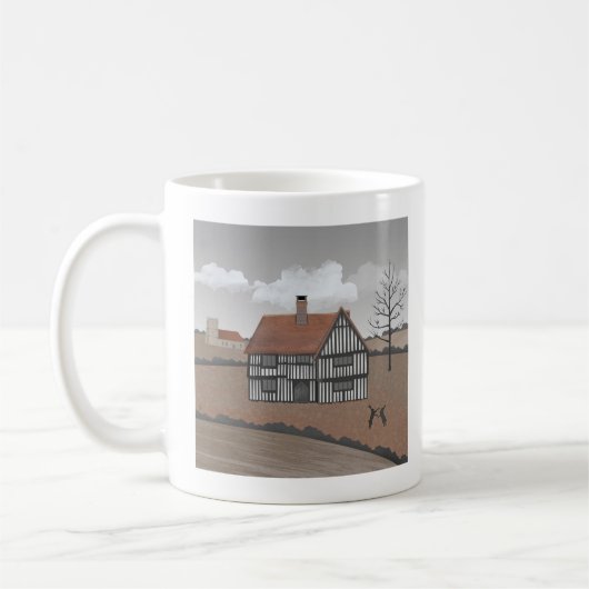 ウサギ小屋 コーヒーマグカップ (左)