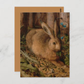 ウサギ年のヨーロッパ絵画の詳細 ポストカード (正面/裏面)