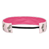 ウサギ広サテン弾性ヘッドバンド アスレチックヘッドバンド (裏面)