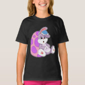 ウサギ復活祭の卵の眠り Tシャツ (正面)