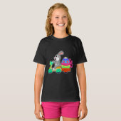 ウサギ復活祭の卵デリバリーサービス Tシャツ (正面フル)