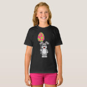 ウサギ復活祭の卵バルーン Tシャツ (正面フル)