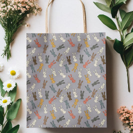 ウサギ復活祭バニー漫画 ワインギフトバッグ