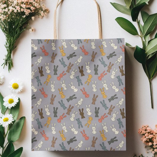 ウサギ復活祭バニー漫画 ワインギフトバッグ