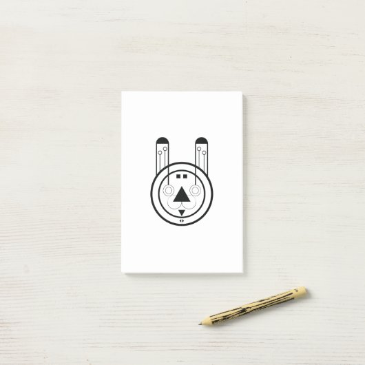 ウサギ徴候 ポストイット (デスク上)