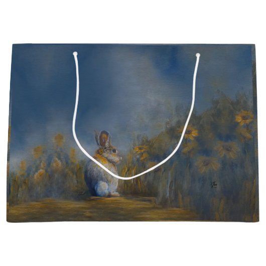 ウサギ抱き枕 ラージペーパーバッグ (正面)