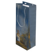 ウサギ抱き枕 ワインギフトバッグ (正面アングル)