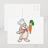 ウサギ料理人とニンジン ポストカード (正面/裏面)