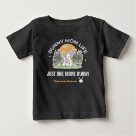ウサギ母さんライフTシャツ うさぎ好きな人へ ベビーTシャツ