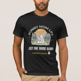 ウサギ母さんライフTシャツ うさぎ好きな人へ Tシャツ