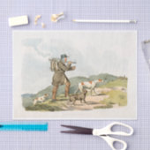 ウサギ狩りスポーツののスケッチ（1817年～1年） 薄葉紙 (クラフト)