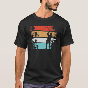 ウサギ狩りドッグビーグルハンター狩りドッグビア Tシャツ