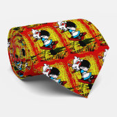 ウサギ穴の下 ネクタイ (ロール)