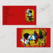 ウサギ穴の下 名刺 (正面/裏面)