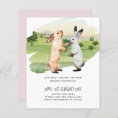 ウサギ結婚ズカップルカントリーガーデン (正面/裏面)