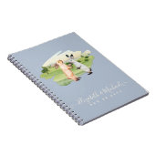 ウサギ結婚ズカップルカントリーガーデン ノートブック (右側)