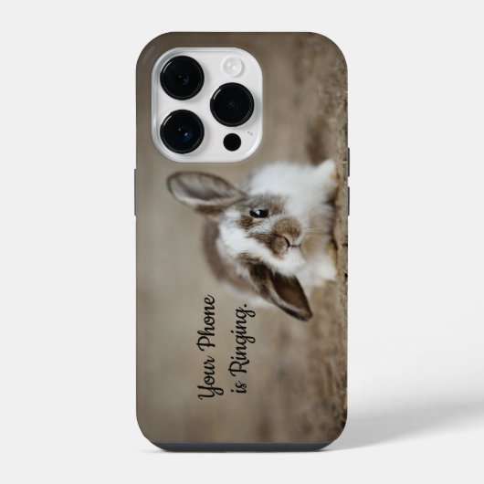 ウサギ耳iPhone / iPadケース iPhoneケース (裏面)