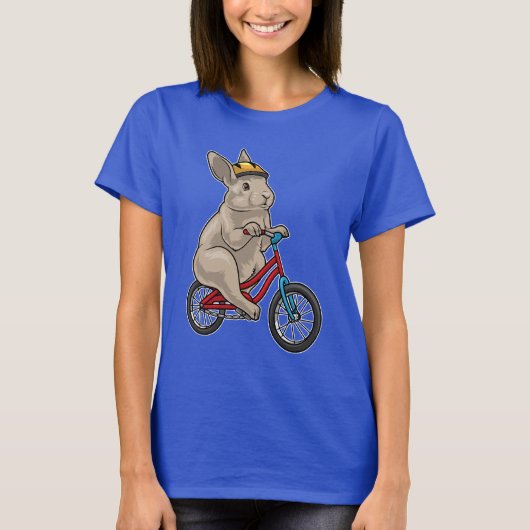 ウサギ自転車 Tシャツ (正面)