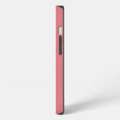 ウサギ花と鳥のパーソナライズされたデザイン iPhoneケース (左側面)