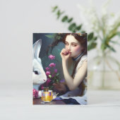 ウサギ葉書とアリステアパーティー ポストカード (スタンド正面)