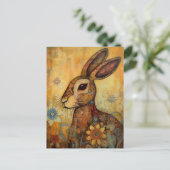 ウサギ葉書 ポストカード (スタンド正面)