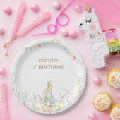 ウサギ誕生日パレード ペーパープレート (パーティー)