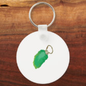 ウサギ足 キーホルダー (正面)