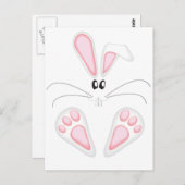 ウサギ足 ポストカード (正面/裏面)