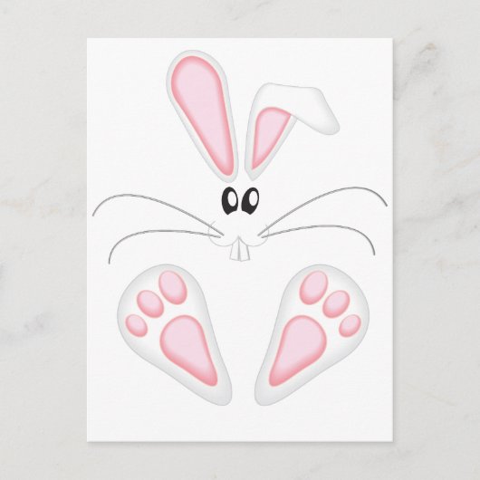 ウサギ足 ポストカード (正面)